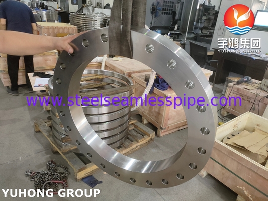 Flanges para trocadores de calor ASTM A182 / ASME SA-182 F304 com alto ponto de fusão para aplicações de alta temperatura