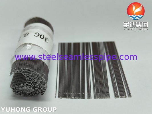 30G 33MM Medical Stainless Steel Endodontic Irrigating Needle Tube , Double Side Vent