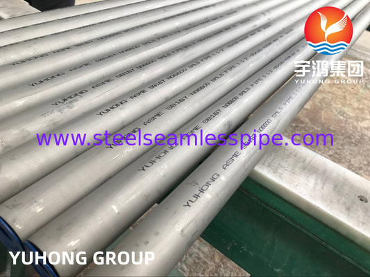 ASME SB167 liga 600 / N06600, tubos de liga de níquel-cromo-ferro, utilizados na indústria aeroespacial de processamento químico