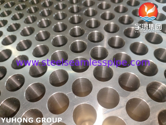 ASTM A182 F316Ti Folha de tubo de aço inoxidável resistente à corrosão, resistente a produtos químicos e à erosão da água do mar