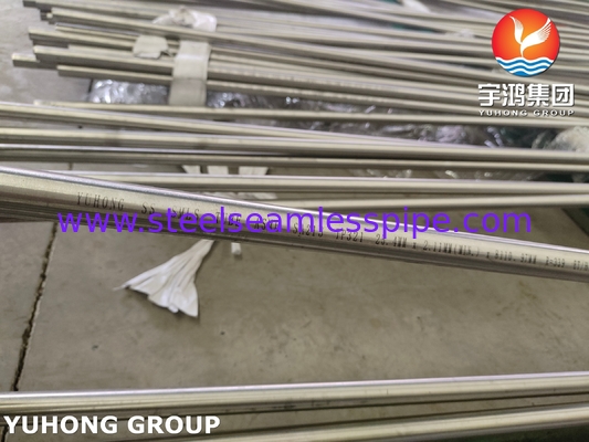 ASME SA213 TP321 Tubos de engrenagem em U sem costura de aço inoxidável para conjuntos de trocadores de calor