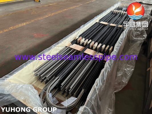 ASTM A179 Tubos com barbatanas longitudinais soldados de aço carbono U Bend para projetos de refino de petróleo