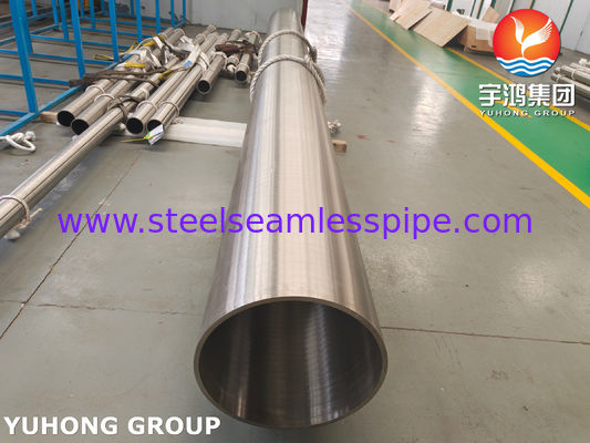 ASME SB163 N04400 Condensador de liga de níquel Monel 400 e tubo de trocador de calor
