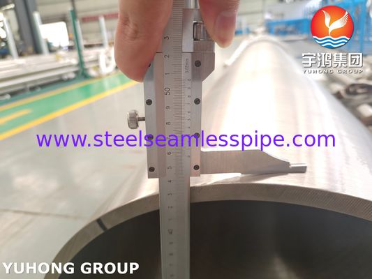 ASME SB163 N04400 Condensador de liga de níquel Monel 400 e tubo de trocador de calor