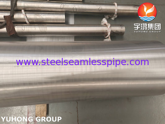 ASME SB163 N04400 Condensador de liga de níquel Monel 400 e tubo de trocador de calor