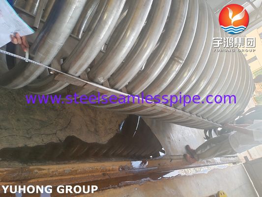 Bobina de aço inoxidável ASTM A312 TP310S, tubo sem costura