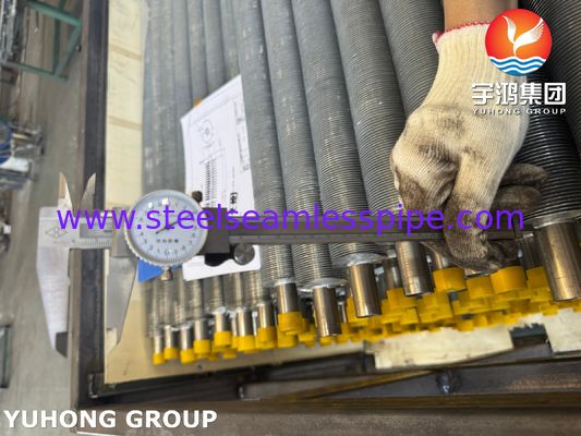 EN10217-7 1.4301 Tubo de aço inoxidável com todas as barbatanas extrudidas para HVAC&R