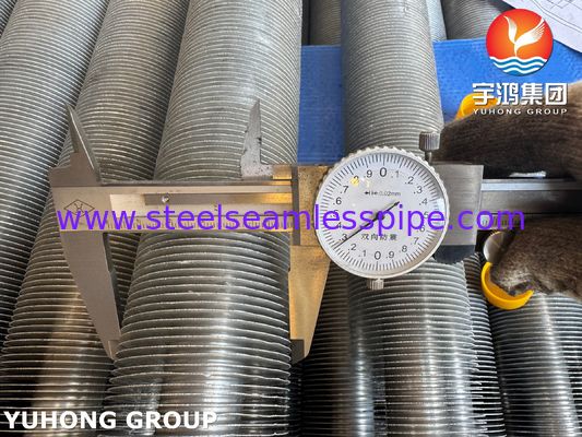 EN10217-7 1.4301 Tubo de aço inoxidável com todas as barbatanas extrudidas para HVAC&R