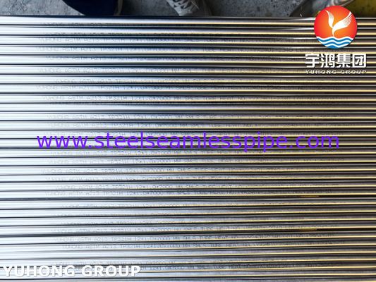 ASTM A213 TP312H Tubo sem costura de aço inoxidável superfície brilhante recozida para trocador de calor