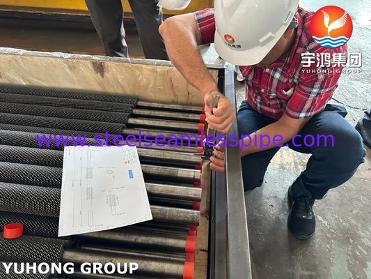 ASTM A213 T22 (K21590) Tubos de barbatanas dentadas HFW para trocadores de calor