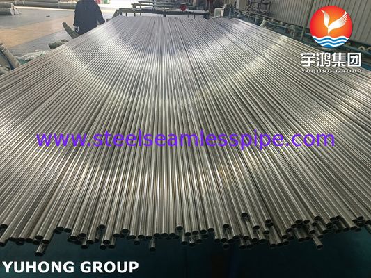 ASTM A249 TP304 Tubo de trocador de calor soldado de aço inoxidável brilhante aquecido