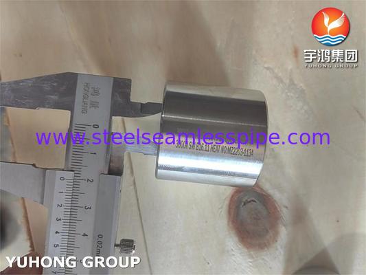 Acoplamento de Aço Inoxidável Super Duplex ASTM A182 F53 de Alta Pressão e Resistente à Corrosão para Aplicações de Óleo e Gás