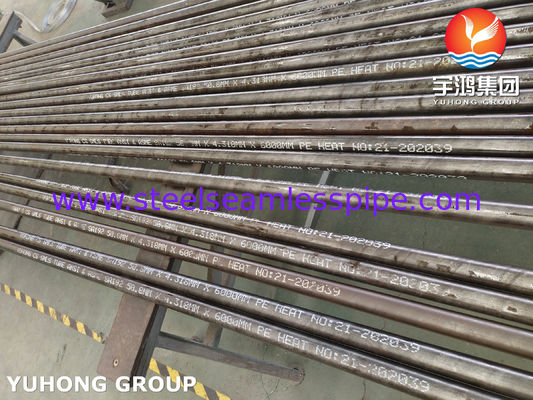 ASTM A192 / ASME SA192 Tubo sem costura de aço carbono para caldeira, tubo de superaquecedor