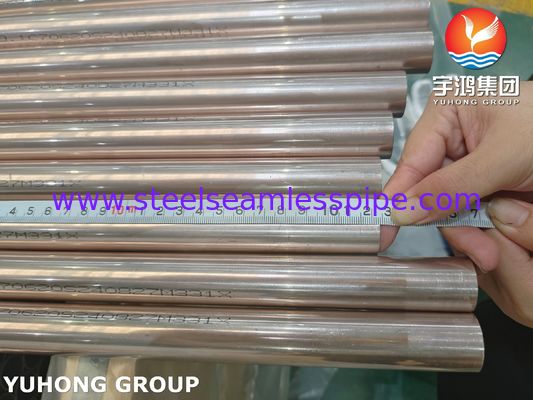 Tubo de Cobre Níquel ASME SB111 C70600 para Trocador de Calor de Condensador