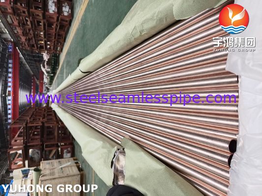 Tubo de Cobre Níquel ASME SB111 C70600 para Trocador de Calor de Condensador