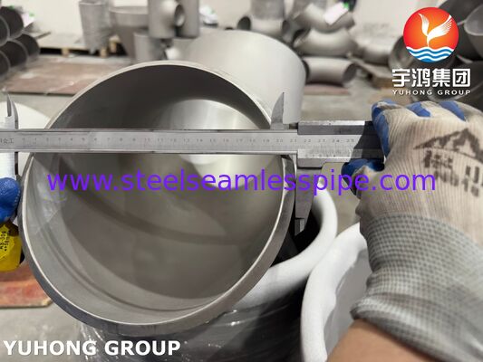 ASTM B366 WPHC276 90 graus de cotovelo Hastelloy C276 UNS N10276 Acessórios para tubos