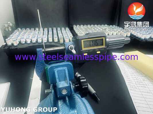 SUS304 X5CrNi18-9 Tubos capilares de aço inoxidável de grau médico para dispositivos cirúrgicos