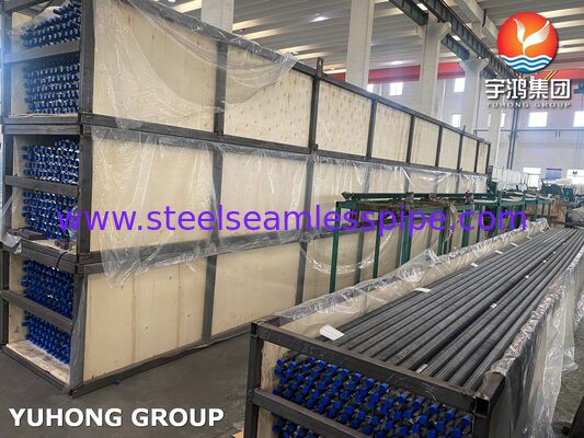 Tubo aletado embutido de aço carbono ASME SA209 com aletas AL1060 para trocadores de calor