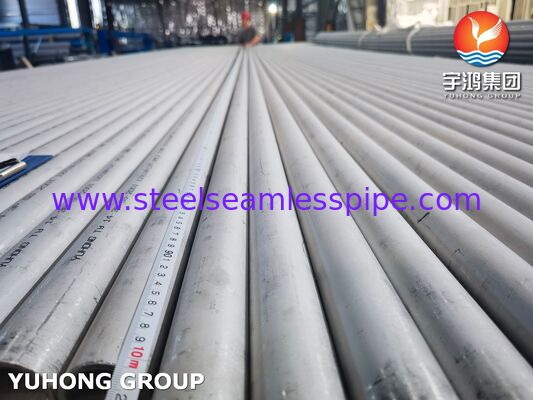 Tubos sem fios de energia 12Х18Н10Т / AISI 321 de acordo com o GOST 9941-81 para trocadores de calor e indústria química