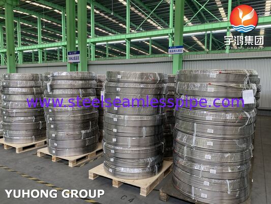 ASTM A269 TP316L Tubo de bobina sem costura de aço inoxidável resistente à corrosão e a altas temperaturas