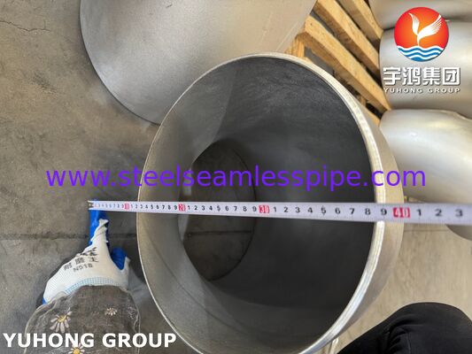 Conexão de aço inoxidável ASTM A403 WP316L cotovelo de 90 graus soldado à topo