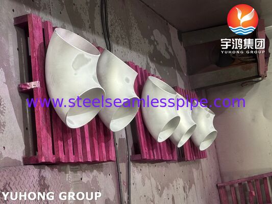 Conexão de aço inoxidável ASTM A403 WP316L cotovelo de 90 graus soldado à topo