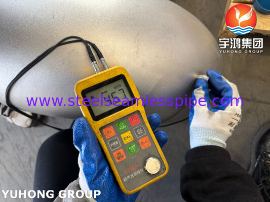 Conexão de aço inoxidável ASTM A403 WP316L cotovelo de 90 graus soldado à topo