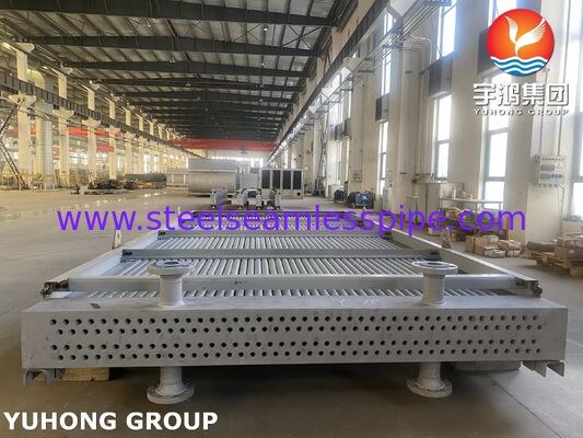 Feixe de tubos do resfriador de ar Monel 400 com aletas de alumínio extrudado e tubos sem costura ASME SB163