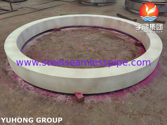 Anel de liga de cobre níquel ASME SB171 C70600 para peça de trocador de calor