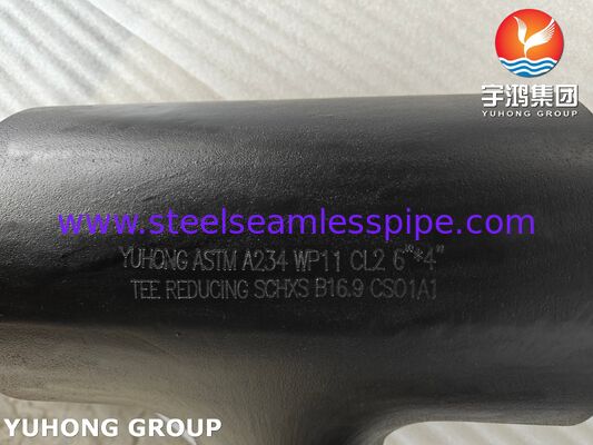 Fittings de aço ligado ASTM A234 WP11 CL2 Soldados para a indústria química