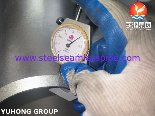 Cotovelo de encaixe de aço inoxidável ASTM A403 WP304, soldado a topo