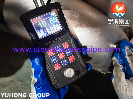 Cotovelo de encaixe de aço inoxidável ASTM A403 WP304, soldado a topo