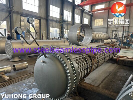 Feixe de tubos do trocador de calor SA350 LF2 CL1 Tubo de placa SA334 Gr.6 Tubo em U