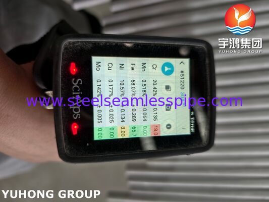 ASTM A312 UNS S30815 Tubo de aço sem costura resistente a altas temperaturas e oxidação para aplicações em trocadores de calor e fornos