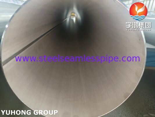 Tubo soldado de aço inoxidável ASTM A358 TP316L decapado e recozido