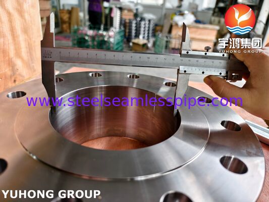 ASTM B564 N04400 Monel 400 Aço Liga de Níquel Forjado Flange Cega com Face Saliente