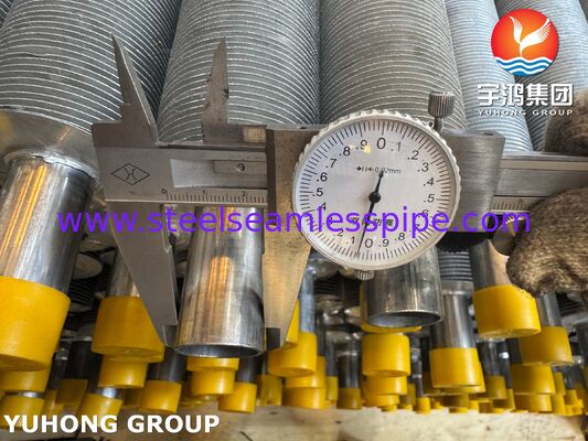 EN 10217-7 1.4301 Tubos extrudidos com nadadeiras para caldeiras e arrefecedores de ar