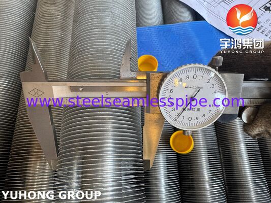 EN 10217-7 1.4301 Tubos extrudidos com nadadeiras para caldeiras e arrefecedores de ar