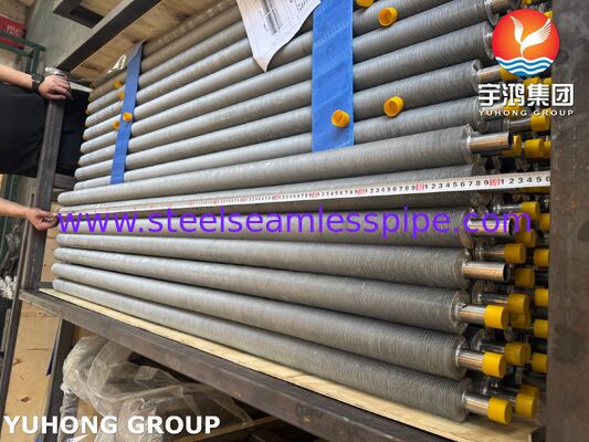 EN 10217-7 1.4301 Tubos extrudidos com nadadeiras para caldeiras e arrefecedores de ar