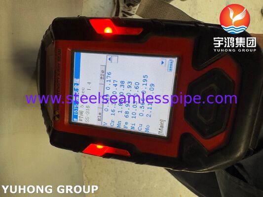 ASTM A312 TP316L Tubo sem costura de aço inoxidável para refinaria petroquímica de petróleo e gás