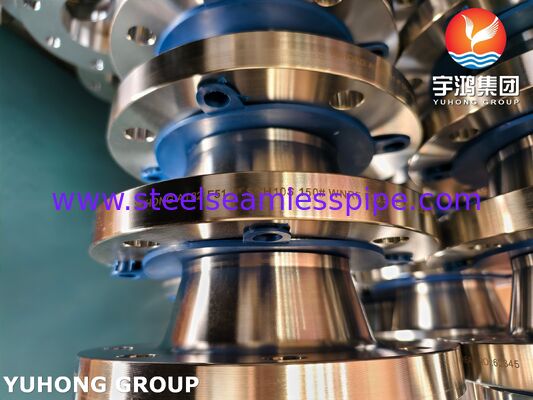 Flange de pescoço soldado forjado em aço duplex ASTM A182 F51 S31803 150#-2500# B16.5