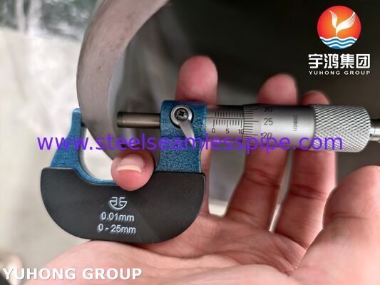 Tubo sem costura de aço inoxidável ASTM A312 S30815 253MA