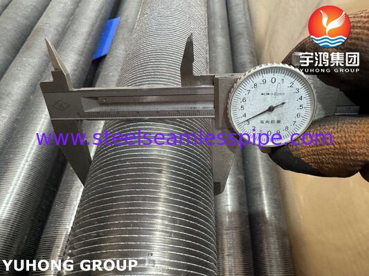 Tubo Aletado Extrudado - Aço Carbono ASTM A179 / Aletas de Alumínio 1060 para Trocadores de Calor