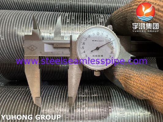 Tubo Aletado Extrudado - Aço Carbono ASTM A179 / Aletas de Alumínio 1060 para Trocadores de Calor