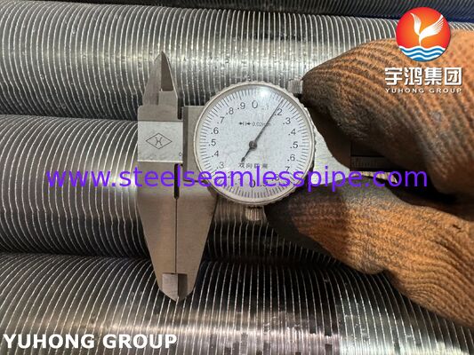 Tubo Aletado Extrudado - Aço Carbono ASTM A179 / Aletas de Alumínio 1060 para Trocadores de Calor