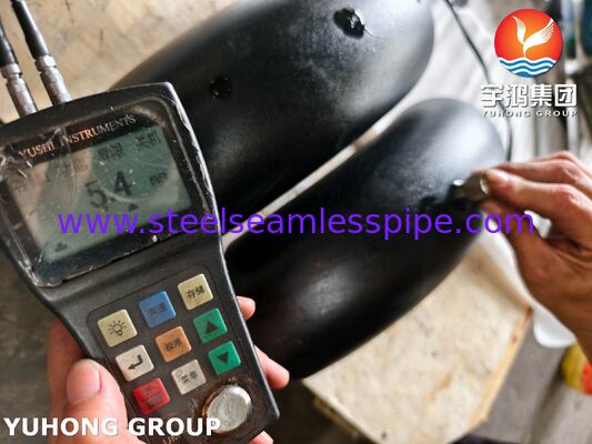 ASTM A420 WPL6-S 90° Longo raio Cotovelo Aço de Carbono Forjado Para Serviço a Baixa Temperatura