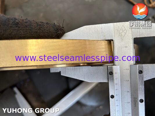 Mudança de calor Tubo de cobre liga de aço Tubo ASTM B171 C46400 PT Disponível