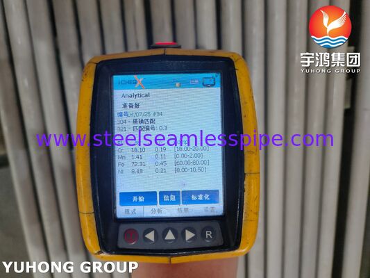 ASTM A269 TP304 Aço inoxidável Tubo sem costura / soldado UNS S30400