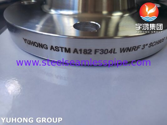 ASTM A182 F304L Flange de aço inoxidável