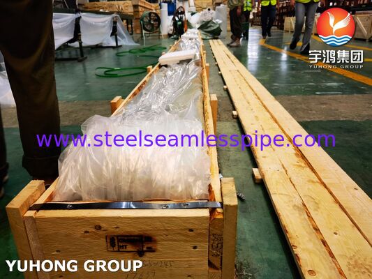 Aplicação de condensadores e trocadores de calor ASTM B111 C68700 Tubos de cobre e níquel